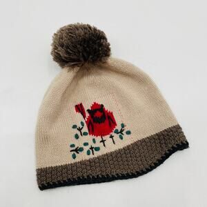 Smartwool cardinal pom beanie